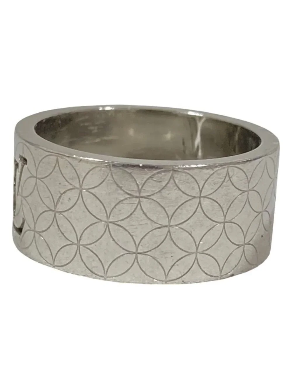 Louis Vuitton Bague Ring L Equivalent to Silver